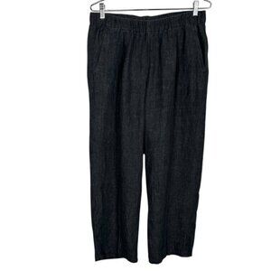 Eileen Fisher Washed Organic Linen Pant, Size S